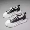 Zapatillas blancas para mujer 2026 primavera y otoño nuevas transpirables zapatillas de estudiante estilo coreano zapatos de plataforma que aumentan la altura zapatos casuales D08 zapatillas