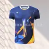 2026 Modelo Nuevo Camisetas de Bádminton de Manga Corta para Hombres y Mujeres, Ropa Deportiva Transpirable de Secado Rápido, Personalizable con Impresión, Directo del Fabricante