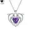 Knn-1047 Diseño de Nicho Collar de Delfín para Mujer Dibujos Animados Cadena para Clavícula Transfronteriza Lujo Accesible Accesorios de Colgante de Gama Alta