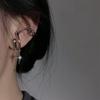 Clip para oreja estilo coreano sin agujero sentido de alta gama nicho estilo frío exquisito distintivo aretes combinables borla mariposa clip para oreja de mujer