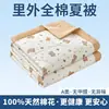 Edredón de verano fresco de algodón 100% para madre e bebé, edredón de aire acondicionado de algodón puro, edredón de verano, edredón fino de algodón puro de Xinjiang, lavable a máquina
