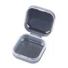 Caja pequeña cuadrada de plástico caja para tapones para los oídos caja de funda de silicona para auriculares caja pequeña transparente de PP caja para anzuelos de pesca A3418