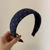 Diadema Floral de Punto Vintage para Salir, Elegante Accesorio para el Cabello para Lavarse la Cara, Pinza para el Cabello Versátil de Gama Alta, Adorno de Cabeza de Diadema a la Moda