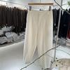 Calça Afunilada de Nove Pontos para Mulheres, Outono e Inverno 2026, Formato Casulo, Emagrecedora, Petite, Solta, Versátil, Calça Casual Feminina