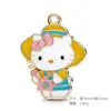Venta Caliente Transfronteriza Dibujos Animados Sanrio Gato Kt Esmalte Aleación Colgante Joyería Collar Accesorio Componentes para Joyería DIY