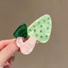 Pinza para el Cabello de Diamante de Hongo de Acetato de Colores, Estilo Juvenil, Pasador para la Parte Posterior de la Cabeza, Pinza de Tiburón para Media Coleta, Accesorio para el Cabello Versátil Personalizado