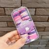 Banda de goma para niños en caja, cuerda para la cabeza para niños, banda para el cabello para niñas, banda de goma para niñas, el cabello del bebé no lastima el pulgar