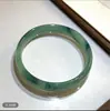 Pulsera Rellena Flor de Durazno de 13 mm Barra Redonda Jade Gris Grueso Nueva Chinoiserie Accesorios Cheongsam Pulsera de Concubina Imperial Pulsera Chinoiserie Accesorios