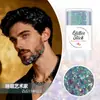 Palito de Brillo para el Cabello Transfronterizo Gel Crema de Estilismo con Lentejuelas Brillo Larga Duración Peinado Brillo Accesorios para el Cabello de Mujeres y Hombres