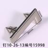 Cara 10mm * 26mm altura 13mm gancho invertido clavo hebilla irregular remache sandalias hebilla de día pasador fábrica original