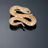 Fornecimento Direto da Fábrica Popular Transfronteiriça Broche de Cobra Personalidade Exagerada Moda Versátil Tendência Nicho Acessórios de Vestuário Atacado