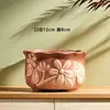 Grupo vaso de flor de carne crua cerâmica household grés pote de cerâmica pote de cerâmica de diâmetro grande prato de flor verde liquidação especial atacado