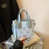 Bolsos Pequeños de Moda para Mujer Este Año 2026 Nuevo Diseño de Nicho Bolso de Hombro Cruzado Bolso de Mano Estilo Coreano Bolso Cubo