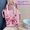 Bolso de Mano para Mujer 2024 Bolso de Agujeros Eva Bolso de Mano Portátil para Viajar Bolso de Agujeros Almacenamiento Bolso Cuadrado Pequeño