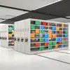 Sistema de Estanterías Compactas, Sala de Archivos, Gabinete Compacto Manual, Gabinete para Vales, Estante de Datos Eléctrico, Estanterías Móviles, Gabinete de Archivo de Acero Inteligente