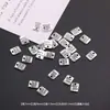 Colgante de aleación con letra inglesa vintage para pulseras hechas a mano DIY, collares, dijes, material para joyería, accesorios