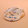 Pulseira Infantil Tornozeleira Prata 9999 Prata Esterlina Pulseira Infantil Fofa Nicho Sólido Crianças Meninos e Meninas Pulseira de Bebê Presente
