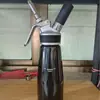Venta al por mayor del fabricante 500ml Pistola de crema para uso doméstico totalmente de aluminio Espumador de crema fresca Pistola para decorar pasteles Botella sifón