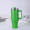 Taza de Hielo Portátil, Taza con Popote Transfronteriza, Vaso de Agua de Acero Inoxidable, Vaso de Agua con Asa, Taza Térmica de Gran Capacidad con Tapa