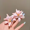 Pinza para el Cabello de Flor y Estrella de Mar Estilo Nuevo 2026 para Fotos en la Playa, Exquisito Accesorio para el Cabello, Dulce y de Hada, Pinza Versátil para Flequillo Lateral para Mujeres