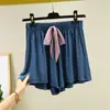 Shorts Soltos de Modal para Mulheres no Verão, Calça de Casa Modeladora de Cintura Alta, Adequado para Uso Externo, Pijama Casual Plus Size