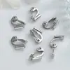 Convertidor Universal de Aretes, Adaptador Invisible Indoloro para Convertir Aretes en Clips para Orejas, No Requiere Perforación, Clip de Gota de Agua