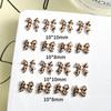 Sonido de Agitación Otoño e Invierno Maillard Nuevo Lazo Leopardo Resina Joyería para Uñas Accesorios para Uñas Venta al por Mayor
