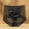 Outono e Inverno nova renda cetim cintura alta mulheres cueca sexy barriga contraindo quadril lifting ácido polilático antibacteriano virilha cuecas mulheres