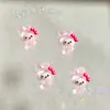 Nuevos Accesorios de Arte para Uñas de Gatito de Dibujos Animados Sanrio Celebridad de Internet Estilo Caliente Resina Lindo Gato KT Accesorios de Armadura para Uñas