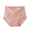 Pantaletas de Algodón Puro de Cintura Alta Antibacterianas Transpirables Talla Grande 100% Algodón para Mujeres de Mediana Edad y Mayores 40 Piezas