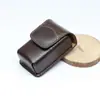 Gafas para Presbicia Estuche Plegable para Gafas Resistente a la Presión y Resistente a la Presión Cinturón Portátil para Colgar en la Cintura Estuche de Cuero para Hombre Portátil Pequeño y de Alto Valor