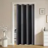 Cortinas de Porta Perfuradas de Alta Precisão e Cortinas de Janela Mais Vendidas na Amazon em Vendas Transfronteiriças, Prontas, Cortinas de Porta Sem Furos, Cortinas Divisórias
