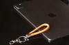 Llavero de langosta de cuero tejido círculo llavero de coche accesorios accesorios de llavero dorados creativos con cordón al por mayor