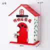 Muebles para el Hogar Estilo Pastoral Buzón de Guardería Buzón de Mensajes Buzón de Madera Buzón de Sugerencias Decoraciones de Casitas de Madera Pequeñas