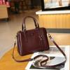 Bolsa Feminina de Couro Genuíno 2026 Verão Novo Estilo Couro Bovino de Camada Superior Curtido Vegetal Bolsa de Mão Fashionável Versátil Casual Bolsa de Ombro Transversal