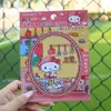 Auténticas Pegatinas de Escena de Mascotas Sanrio Kuromi Material Decorativo para Diario Pegatinas de Escena Tienda Popular en Línea Juego