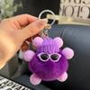 Suministro transfronterizo de piel de conejo Rex auténtica, pequeña bola de carbón, elfo, lindo muñeco de peluche, bola de carbón, colgante, llavero, bolso, colgante pequeño