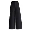 Pantalones de pierna ancha, holgados, adelgazantes, de tiro alto para mujer, otoño/invierno 2026, estilo nuevo, elegantes, adecuados para figuras petite, de pierna recta, versátiles, casuales y cropped.