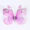 Fábrica fuente nueva simulación super hada tridimensional tul horquilla mariposa accesorios para el cabello para niños niña mariposa de hilo de seda pasador lateral
