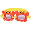 Gafas de Natación de Silicona Lindas de Dibujos Animados para Niños Gafas de Natación para Niños y Niñas Gafas de Natación Sirena Spiderman Cangrejo