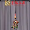 Chaveiro Pingente Cavalo de Madeira Arco-Íris, Pingente de Celular Pônei do Zodíaco Yiming Xianyuan, Pingente para Decoração de Bolsa