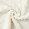 Suéter Pulóver de Cuello Redondo Transfronterizo Estilo Europeo y Americano Otoño e Invierno 2025 Nuevo Suéter de Punto Hueco con Mangas de Linterna Suéter Holgado Casual