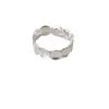 Anillo de Escamas de Pez de Plata de Ley 925 para Mujer Moda Ins Abierto Elegante Douyin Transmisión en Vivo Más Vendido Modelo Popular 5118A