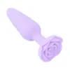 Tapón Anal de Silicona Rosa Tapón Anal Colorido Dilatador Anal Juguetes Sexuales para Adultos Masturbación Coqueteo Productos Sexuales