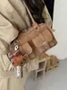 Moda Retro Boston Primavera 2026 Bolso de Axila Bolso de Axila Individual para Mujer Bolso Tote de Gran Capacidad