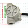 Accesorios para Calentador de Agua a Gas Caldera de Pared Sensor de Flujo de Agua Termostato Interruptor de Flujo Medidor de Flujo de Agua Hall de Cobre Puro