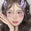 Pegatinas de tatuaje de maquillaje de firma de Zhang Yixing Pegatinas faciales para concierto de Zhang Yixing Pegatinas faciales periféricas de apoyo para fans
