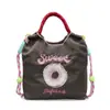 Bolsa Feminina de Comércio Exterior Transfronteiriço Nova Moda Bordada de Ombro Transversal Bolsa de Mão Casual para Estudante Feminina Atacado