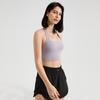 Nuevo Sujetador Deportivo Sexy de Cuello Halter Push-Up Europeo y Americano Transfronterizo para Mujer, Ropa Exterior para Correr Fitness, Chaleco de Cintura Yoga