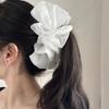 Pasador de Pelo con Lazo de Encaje Seersucker Pinza de Tiburón Pasador Grande Accesorios para el Cabello de Mujer de Alta Calidad